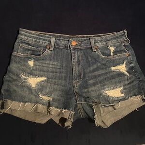 Blank NYC Ripped Denim Shorts
